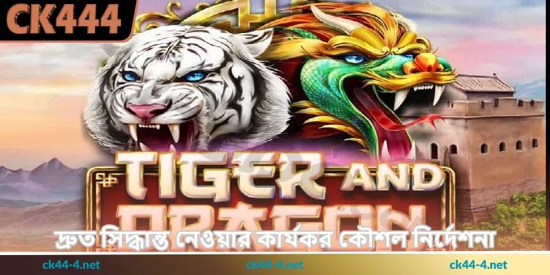 Dragon Tiger Tips - দ্রুত রাউন্ডে জয়ের স্মার্ট - Ck444 2 দ্রুত সিদ্ধান্ত নেওয়ার কার্যকর কৌশল নির্দেশনা